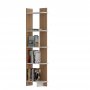 HANAH HOME Polica za knjige Als Teak White - slika 2