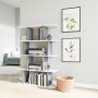 HANAH HOME Polica za knjige Harmon Anthracite White - slika 2