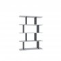 HANAH HOME Polica za knjige Harmon Anthracite White - slika 3