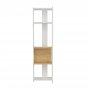 HANAH HOME Polica za knjige Abis Narrow White Oak - slika 3