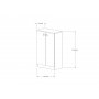 HANAH HOME Cipelarnik Defne Sapphire (835PUQ3904) - slika 5