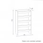 HANAH HOME Cipelarnik Nil 4 (550ARN2241) - slika 4