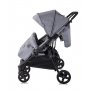 LORELLI BERTONI KOLICA ZA BLIZANCE DUO+TORBA - COOL GREY - slika 3
