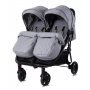 LORELLI BERTONI KOLICA ZA BLIZANCE DUO+TORBA - COOL GREY - slika 1