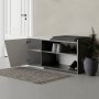HANAH HOME Cipelarnik Fiona Anthracite White (855DTE4405) - slika 3
