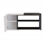 HANAH HOME Cipelarnik Fiona Anthracite White (855DTE4405) - slika 1