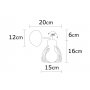 OPVIQ Zidna lampa Kemah N 1238 - slika 5