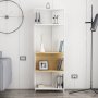 HANAH HOME Polica za knjige Abis Wide White Oak - slika 2
