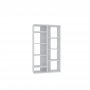 HANAH HOME Polica za knjige Keota White - slika 3