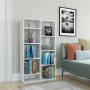 HANAH HOME Polica za knjige Keota White - slika 1