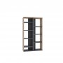 HANAH HOME Polica za knjige Keota Anthracite Oak - slika 3