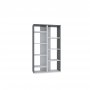 HANAH HOME Polica za knjige Keota White Anthracite - slika 3