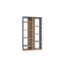 HANAH HOME Polica za knjige Keota Oak Anthracite - slika 3