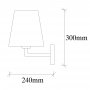 OPVIQ Zidna lampa Profil 4652 - slika 3