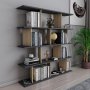 HANAH HOME Polica za knjige Jorin Anthracite Oak - slika 2