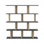 HANAH HOME Polica za knjige Jorin Anthracite Oak - slika 5