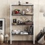 HANAH HOME Polica za knjige Tongfu White - slika 3