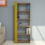 HANAH HOME Polica za knjige City Walnut Yellow - slika 2