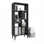 HANAH HOME Polica za knjige Penta Black Marble - slika 3