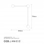 OPVIQ Zidna lampa Domino 11049 - slika 5