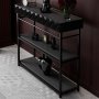 HANAH HOME Polica Zumrut Anthracite, Black (102) - slika 3