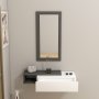 HANAH HOME Vien, Anthracite White (sa ogledalom) - slika 2