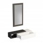 HANAH HOME Vien, Anthracite White (sa ogledalom) - slika 5