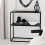 HANAH HOME Polica Andas Black - slika 2
