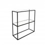 HANAH HOME Polica Berra Black - slika 5
