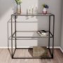 HANAH HOME Polica Berra Black - slika 1