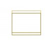 HANAH HOME Polica Artur Gold - slika 4