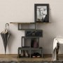 HANAH HOME Polica Bertha Anthracite - slika 1