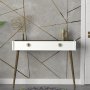 HANAH HOME Komoda Nadya, White Walnut - slika 1