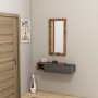 HANAH HOME Vien, Light Walnut Anthracite (sa ogledalom) - slika 3