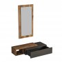 HANAH HOME Vien, Light Walnut Anthracite (sa ogledalom) - slika 5