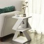 HANAH HOME Pomoćni stočić Albeni White - slika 4
