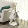 HANAH HOME Pomoćni stočić Albeni White - slika 1
