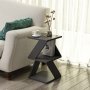 HANAH HOME Pomoćni stočić Albeni Anthracite - slika 1