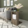 HANAH HOME Pomoćni stočić Serce Walnut - slika 1
