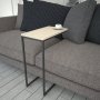 HANAH HOME Sto sa točkićima Callen Oak - slika 1