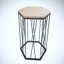 HANAH HOME Pomoćni stočić Cetrus Oak - slika 4