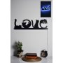 WALLXPERT Zidna lampa Cat Love, Blue - slika 1