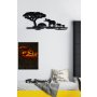 WALLXPERT Zidna lampa Safari Yellow Red - slika 1