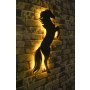 WALLXPERT Zidna lampa Wild Horse, Yellow - slika 3