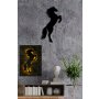 WALLXPERT Zidna lampa Wild Horse, Yellow - slika 1