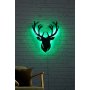 WALLXPERT Zidna lampa Deer 2 Green - slika 3