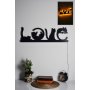 WALLXPERT Zidna lampa Cat Love, Yellow - slika 1