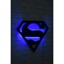 WALLXPERT Zidna lampa Superman Blue - slika 2