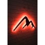 WALLXPERT Zidna lampa Mountain Red - slika 2