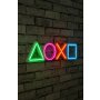 WALLXPERT Dekorativna rasveta Play Station Multicolor - slika 1